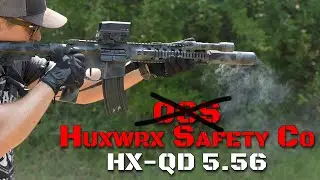HuxWrx AKA OSS 5.56 Suppressor - The Tradeoffs for Less Gas