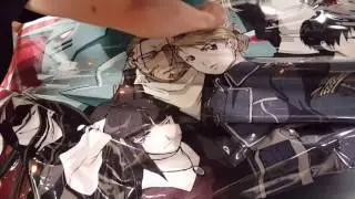 DIY intall Of An Anime Vinyl Hood Wrap.