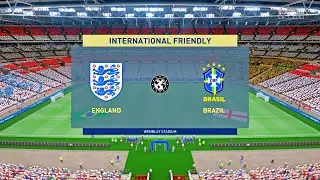 FIFA 22 | England vs Brazil - International Friendly - Full Match & Gameplay