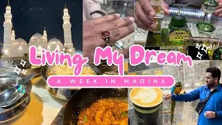 Umrah Vlog: 4 days in Medina 🇸🇦I Masjid Nabawi, Ziyarat, Shopping & Food #madina #alhamdulillah 