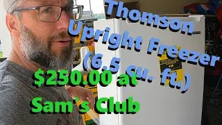 Thomson Upright 6.5cuft Upright Freezer Unbox and Quick Review