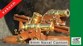 8mm scale model Naval Cannon Firing - Palmer's Armoury