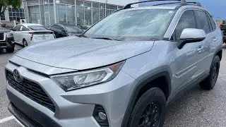 Toyota RAV4 XLE AWD clean title serviced with a multipoint inspection by certified Toyota mechanics