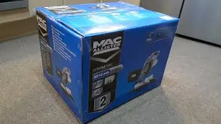 Unboxing of MACallister compound mitre saw  MMIS210C . And review