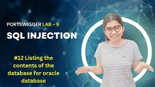 Lab: Listing The Contents Of The Database For Oracle Database | SQL Injection | In English