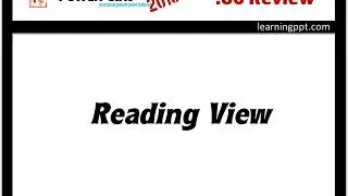 How to use Reading View in PowerPoint
