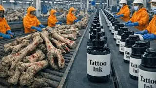 Inside the India Ink Factory: How Burnt Bones Become Black Tattoo Ink (Full Process)