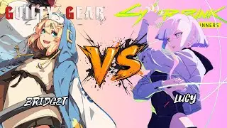 Guilty Gear Strive Lucy VS BRIDGET Gameplay GGST LUCY CRAZY INSANE Combos Gameplay