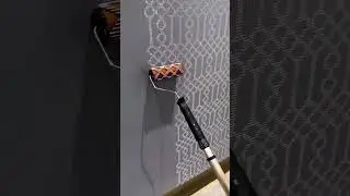 Roll pattern on wall paint- Good tools and machinery make work easy