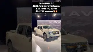 CAR ASMR: Is this 2025 Ford Maverick Tremor the Best Blend of Luxury and Ruggedness??