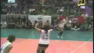 Fille Cainglet's Classy Stare Down - UAAP74_ADMUvsDLSU-fin2 - Set 3 (#2).flv