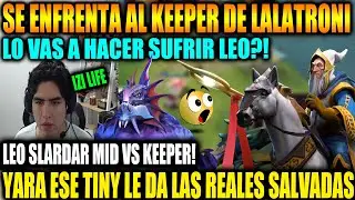 💥​LEOSTYLE CARREADAZO POR UN TINY, PARABA SALVANDOLE EL CVLO A CADA RATO |Dota2✅