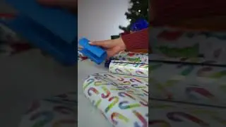Little ELF to the rescue! 🎄 #christmas #music #merrychristmas #holiday #giftgiving #wrapping #diy