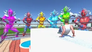 Franklin Saving His House From Colourful Zombie Spiderman in Indian Bike Driving 3D