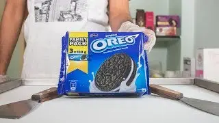 Only OREO ICE CREAM ROLLS - SATISFYING ASMR