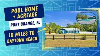 Luxury Pool Home on 2.36 Acres | Port Orange Florida Near Daytona Beach | $670K Move-In Ready