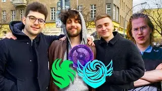 Gorgc joins OG boys to watch a crazy game of Dota | TI 2025 Falcons vs Tidebound