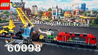 LEGO City | 60098 | Heavy-Haul Train | Cinematic Review | 4K