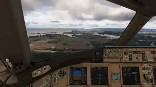 PMDG 77W MSFS2024 Korean air 411 Auckland in New Zealand landing