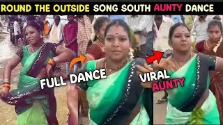 Round the outside Song South Aunty dance | Round the outside funny South Indian aunty dance