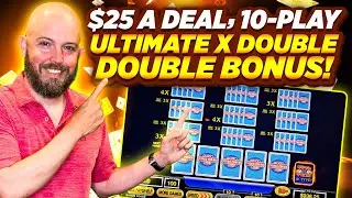 Multipliers Everywhere! Ultimate X Video Poker Action