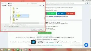 How to Convert JSON to Excel(XLS) ||  Link in Description ||