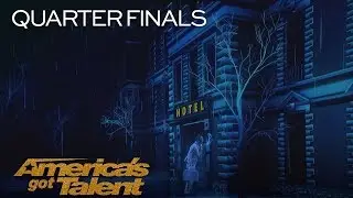 Front Pictures: Epic Projection Act Shocks Audience With Innovative Tech - America's Got Talent 2018