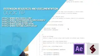 Extension QuickTip - Extension Resources and Documentation