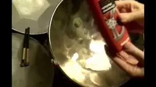 Chrome Polishing your Steel Pan Steel Drum