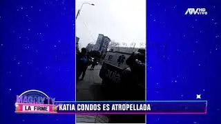 KATIA CONDOS ES ATROPELLADA Y QUEDA CON LESIONES LEVES
