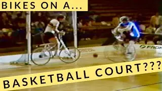 Cycleball (bike soccer on b-ball court) rare US appearance, Coors Classic