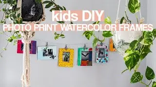 DIY | Instax Mini Photo Print Watercolor Frames | Chatty DIY