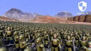 18.000 Bandits vs 17.000 Elf Warrior No Shields- Ultimate Epic Battle Simulator 2- UEBS 2