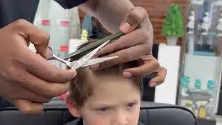 Cómo hacer Corte de niño en cabello lacio paso a paso