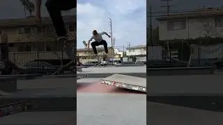 The Homie Almost Getting the Nollie Inward Heel over the Gap! #skateboarding #nollie #inwardheel