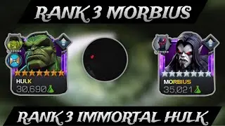 RANK 3 IMMORTAL HULK AND MORBIUS: What Lurks in the Night Introduction! | Mcoc