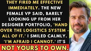 New Female VP Fired Me, Then Demanded My Logistics  ||No Respect, No Bonus &mdash; My Real Reaction||