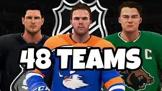 I Expanded the NHL To 48 Teams
