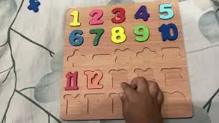 Number Puzzle  #kidslearning #learning #preschoollearning #abcpuzzle #123