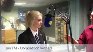 Sun FM winners Kirstie and Liam
