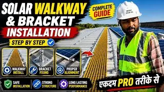🔧 How to Install Solar Walkway & Bracket Like a Pro |#viral#tranding#solar#music#solarworld#short