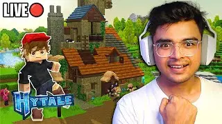 Building My 1st House HYTALE 02 | Hytale Live🔴