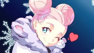 Choux, the adorable frosty mouse girl raised in an icy village of white spotted mice