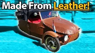 6 Cars Made From Weird Materials!! 🧻