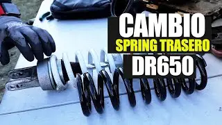 Instalación de Spring trasero a la Suzuki DR650—Es Gustavo