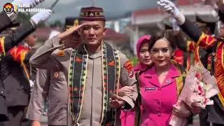 Harmoni Adat Manggarai Warnai Upacara penyambutan Kapolres Manggarai