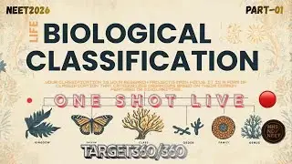 Biological Classification One Shot LIVE 🔴| Class 11 NCERT Biology | NEET 2026