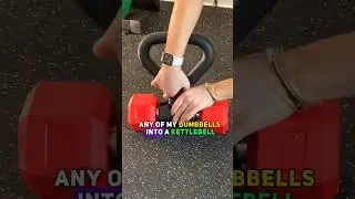 Turn Your Dumbbells into Kettlebells 💪 #shorts #fitness #homegym