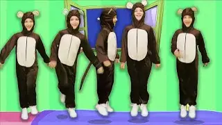 🐒 5 Küçük Maymun Yatakta Zıplamış 🐵 | Saymayı Öğreten Çocuk Şarkısı ve En Sevilen Çocuk Şarkıları