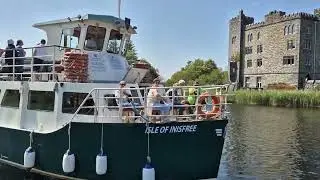 Isle of Inisfree tour boat, near Ashford Castle, Lough Corrib, Ireland
